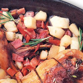 Coniglio al prosciutto