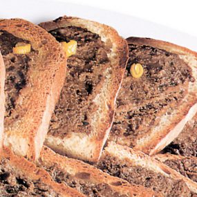 Crostini di fegatini con la salvia