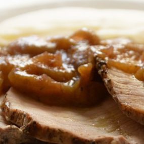 Lonza fredda con salsa di cipollotti