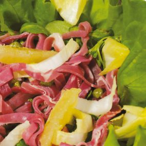 Prosciutto in insalata mista