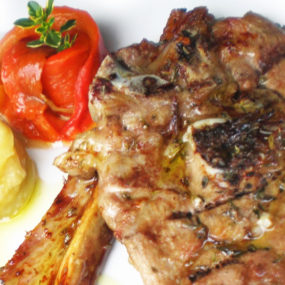 Braciole di cosciotto di Castrato e Sangiovese