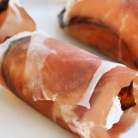 Involtini di prosciutto e melanzane